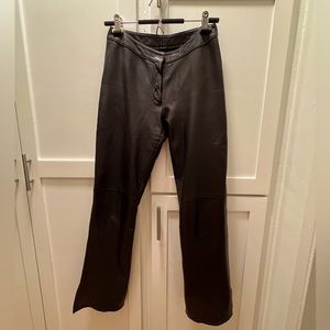 Vintage 100% Genuine Leather Pants | Caché